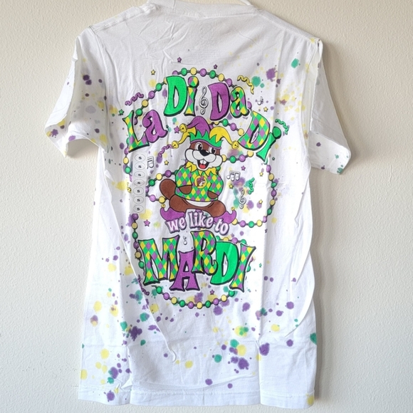 Bucee's Tops Bucees Mardi Gras Shirt Green Purple Yellow Poshmark
